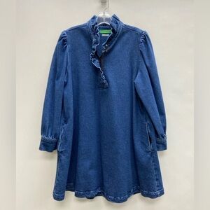 Clare V Ella denim dress size medium EUC